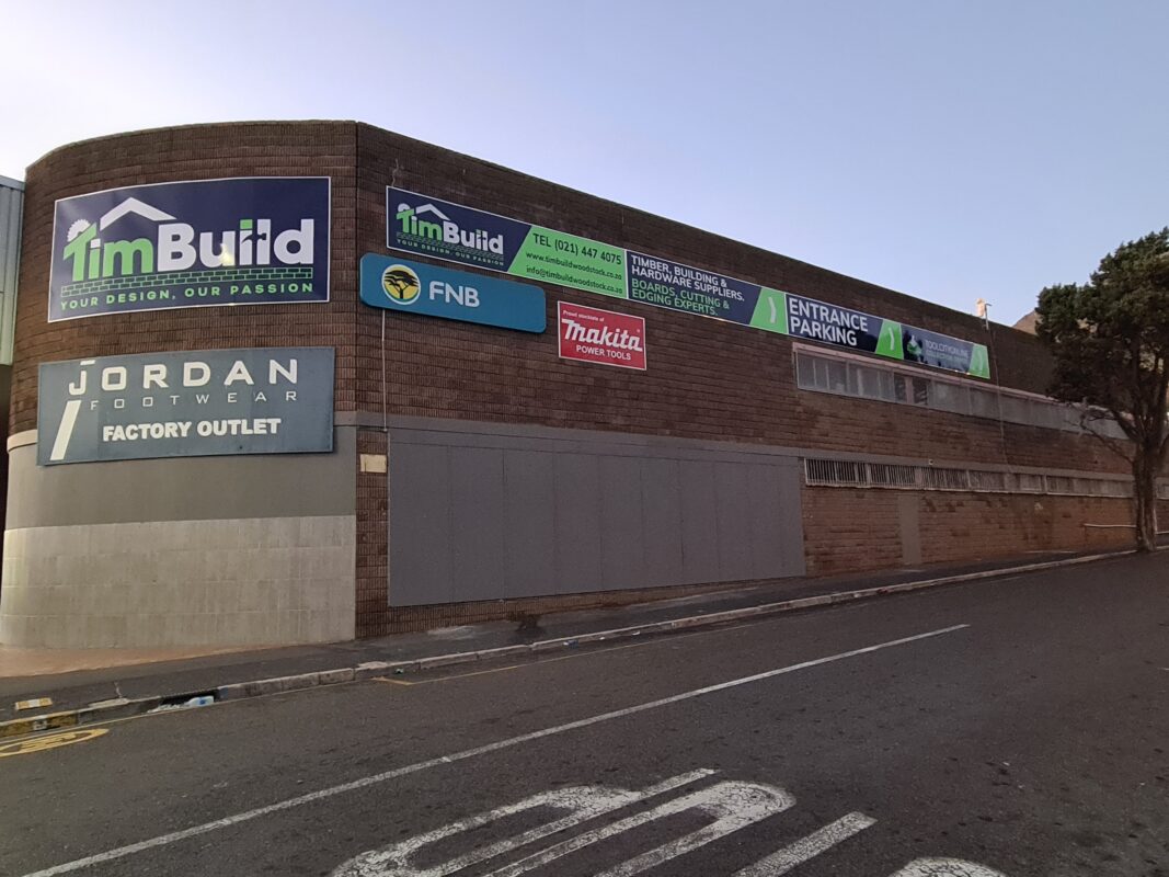 TimBuild Woodstock Signage